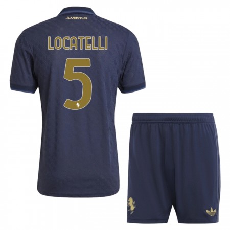 Camisola Juventus Locatelli 5 Criança Equipamento 3ª 2024-25 Manga Curta